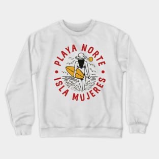 playa norte ilsa mujeres Crewneck Sweatshirt